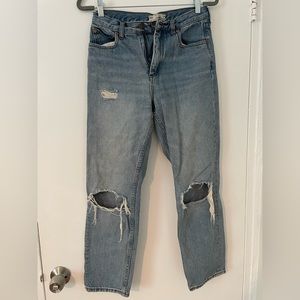 Free People Distressed Jeans